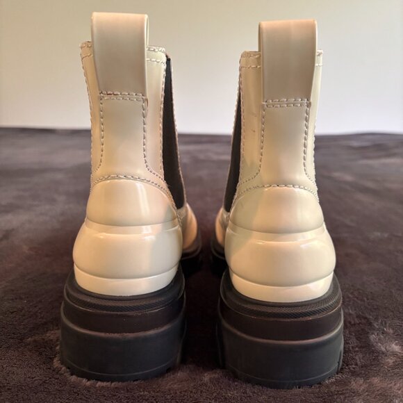Rag & Bone Black and White Chelsea Boots - Picture 5 of 8